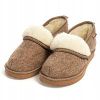 Теплые бамбуковые женские войлочные тапочки из натуральной шерсти 36-41 PanSzew