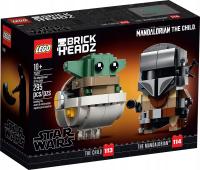 LEGO BRICK HEADZ 75317 Mandalorianin i Dziecko