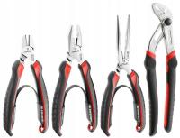 Zestaw 4 szczypce tnące uniwersalne nastawne z blokadą Facom CPE.A4