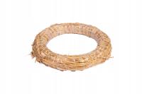 PODKŁAD SŁOMIANY 25 cm WIANEK ze słomy baza stroik obręcz wieniec dekoracja