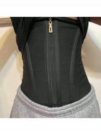 SHEIN CZARNY WYSZCZUPLAJĄCY GORSET YHP S05__S