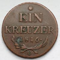 2355. Austria, 1 krajcar 1816-O