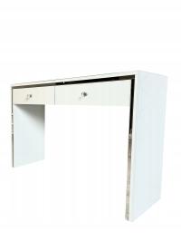 Toaletka biała szklana Glamour GLAME - 90cm