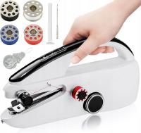 ПОРТАТИВНАЯ РУЧНАЯ ШВЕЙНАЯ МАШИНА С БАТАРЕЙНЫМ ПИТАНИЕМ ИЛИ КАБЕЛЕМ БЫСТРАЯ ТОЧНАЯ