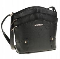 Torebka Damska Listonoszka na Ramię Miejska Duża Modna Pojemna H8165 Czarny