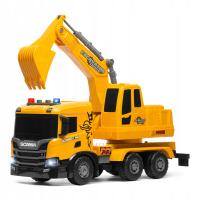 DUŻA SCANIA P 410 ciężarówka XXL TIR KOPARKA napęd frykcyjny Gigant 55cm