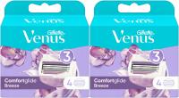 ZESTAW 2 x GILLETTE VENUS WKŁADY DO MASZYNEK COMFORTGLIDE BREEZE 4 SZT.