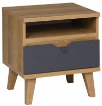 современная мебель небольшой шкаф 45 с выдвижными ножками тумбочка Memone 09