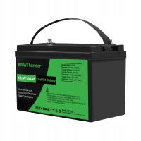 Akumulator LiFePO4 12V 100Ah 1280W z BMS i ładowarką - do kampera, łodzi