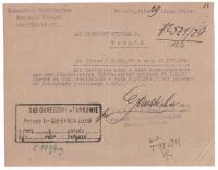 Kancelaria Edwidencyjna Marynarki Wojennej II RP w Świeciu - pismo 1929 r.