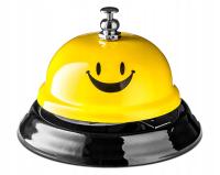 Dzwonek biurkowy UŚMIECH RECEPCYJNY BAROWY UŚMIECHNIĘTY