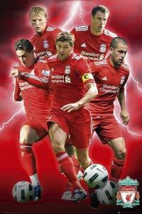 Plakat FC Liverpool Zawodnicy 2010/11 61x91,5 cm