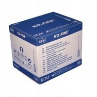 Igły iniekcyjne streylne KD-Fine 21G 0.8x40mm luer lock 100 szt.