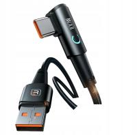 Toock 90 градусов 3 м. кабель USB A к USB C 6A высокоскоростной угловой кабель 3 метра