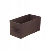 PUDELKO Z MATERIAŁU NA SKARPETKI BIELIZNE c.brąz