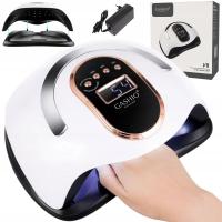 LAMPA LED UV DO PAZNOKCI ŻELI HYBRYDY MANICURE PEDICURE 168W MOCNA DUAL LED