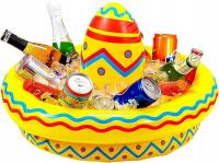 CHŁODZIARKA NADMUCHIWANA SOMBRERO NA IMPREZĘ OK. 50CM