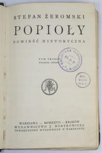 63 Pułk Piechoty Toruń Biblioteka Podoficerów Kasyno Popioły Żeromski 1927