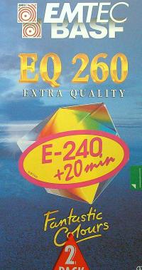 EMTEC BASF EQ260 E-240 20min VHS двухпакетный /новый/