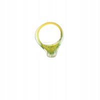 Цветная стеклянная корзина.