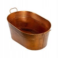 Wiadro na napoje Lekka wielofunkcyjna praktyczna wanna na piwo Ocynkowana owalna