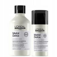 Loreal Professionnel Metal Detox Szampon, Krem do Włosów,Mniejsza Łamliwość