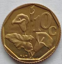 Republika Południowej Afryki 10 Cent 1992 Mennicza (UNC)