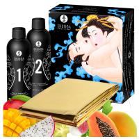 Нуру масло эротический массажный набор с коврик для тела промежность скольжения