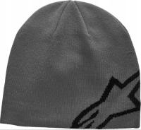 Теплая зимняя мужская шапка Alpinestars Corp Shift Grey-в подарок!