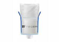 Worek BIG BAG 500kg. 90 х 90 х 90. 4 ручки. Фланец / сливной бункер. Tasem