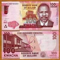 Banknot 100 kwacha 2020 ( Malawi )