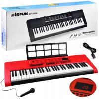 Duży Keyboard Organy 61 klawiszy + mikrofon IN0140