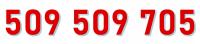 509 509 705 СТАРТЕР ОРАНЖЕВЫЙ ЗЛОТЫЙ ЛЕГКИЙ ПРОСТОЙ НОМЕР ПРЕДОПЛАЧЕННАЯ SIM-КАРТА GSM