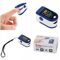 Przenośny Pulsoksymetr Na Palec Tętno Pulsometr Napalcowy Mocny Dokładny