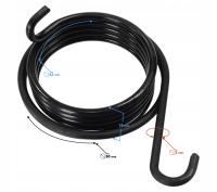 MORETTI SPRĘŻYNA ROZRUSZNIKA NOŻNEGO HURAGAN 5