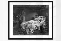 Эротика для женщин старая графика ЛГБТ плакат 60x50