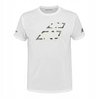 Мужская футболка для тенниса Babolat Aero Cotton White 4us23441y S