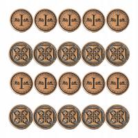 ZESTAW 10 UNIWERSALNYCH ŚREDNIOWIECZNYCH MIEDZIANYCH METALOWYCH MONET RPG