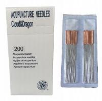 Igły do AKUPUNKTURY bez prowadnicy 0,50x55mm miedź