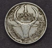 Мадагаскар-1 франк 1966