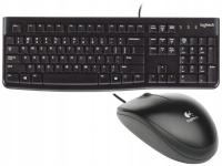 Мышь клавиатура LOGITECH K120 B100 черный