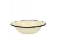 MISKA EMALIOWANA 2.55L średnica 28CM wysokość 8CM KREM