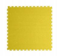 Wykładzina PVC do garażu, magazynu, siłowni, 498x498x6,5 mm, żółta