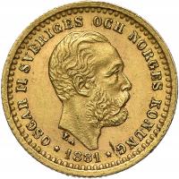 Szwecja, 5 Kronor 1881