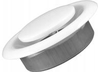 ANEMOSTAT NAWIEWNY metalowy FI 150 biały