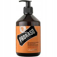 Proraso Wood & Spice Beard Wash - szampon brody, drewno i przypray, 500ml