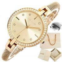 Zegarek damski Paul Lorens AMBERA delikatny KOBIECY cyrkonie BOX + GRAWER