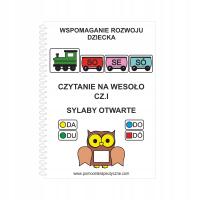 Czytanie na wesoło sylaby otwarte czI umiem czytać
