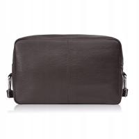 Torebka damska skórzana na ramię brązowa klasyczna praktyczna Paolo Peruzzi