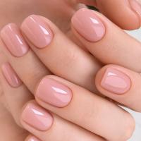 НАКЛАДНЫЕ НОГТИ КВАДРАТНЫЕ НОГТИ ОБНАЖЕННАЯ С КЛЕЕМ 24ШТ